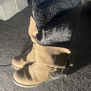Sorel Black and Brown Winter Boots